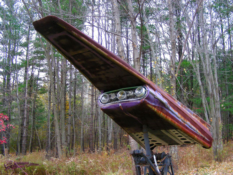 Illustration for article titled Fintasia Rocket Garden: Steve Heller’s Yard Art